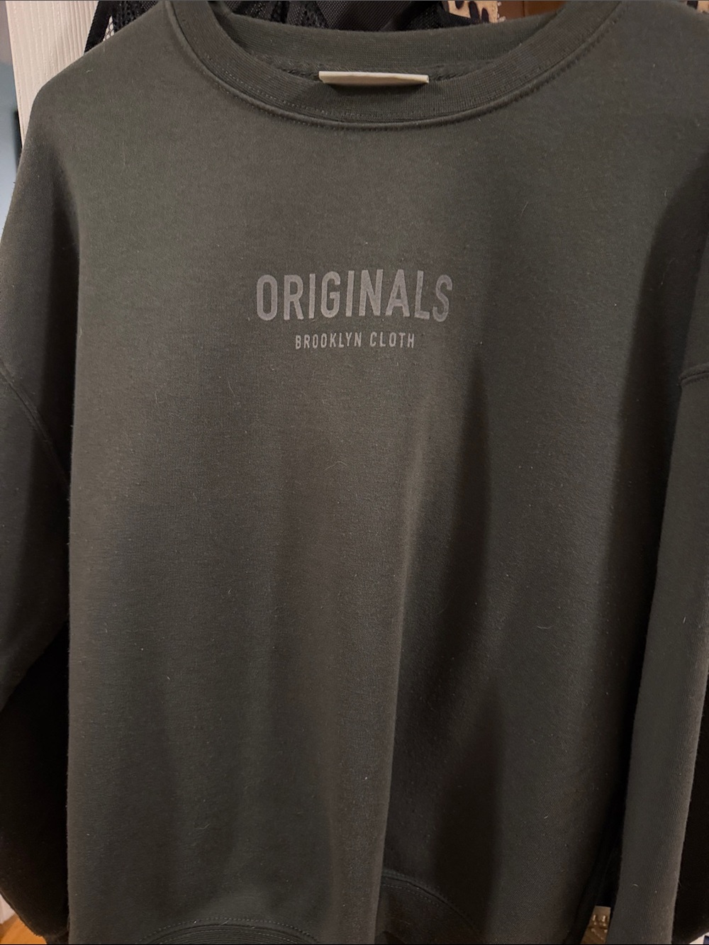 Brooklyn Cloth Men's Crewneck Sweatshirt - Black